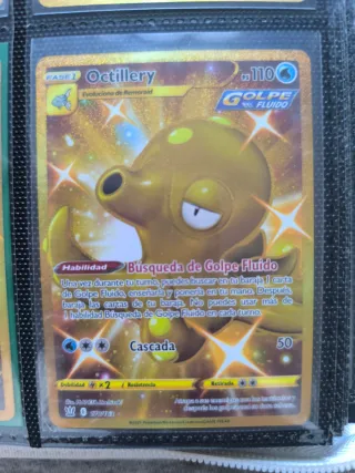 Carta Pokémon Octillery Fase 1 Dorado