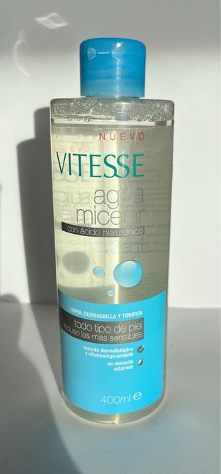 Agua Micelar Vitesse con Ácido Hialurónico