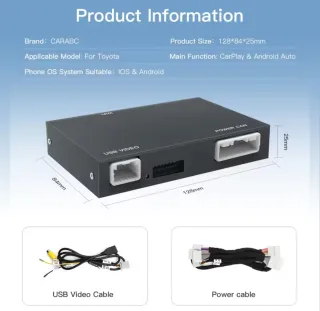 Box Carplay para Toyota