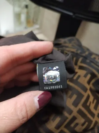 Borsa Fendi donna marrone e oro