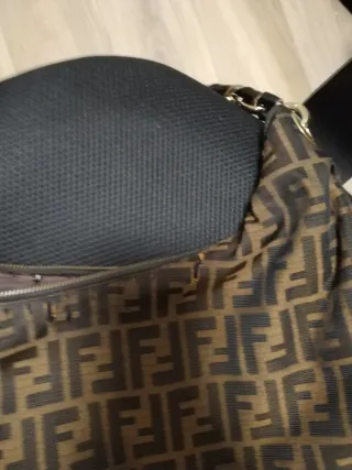 Borsa Fendi donna marrone e oro