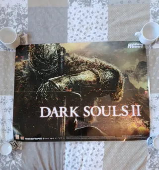 Póster Dark Souls 2 PS3 FROM SOFTWARE Plastificado