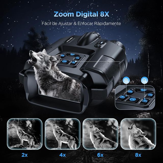 Visión Nocturna 4K Recargable