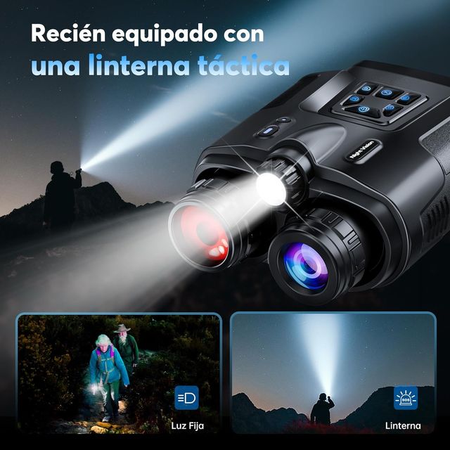Visión Nocturna 4K Recargable