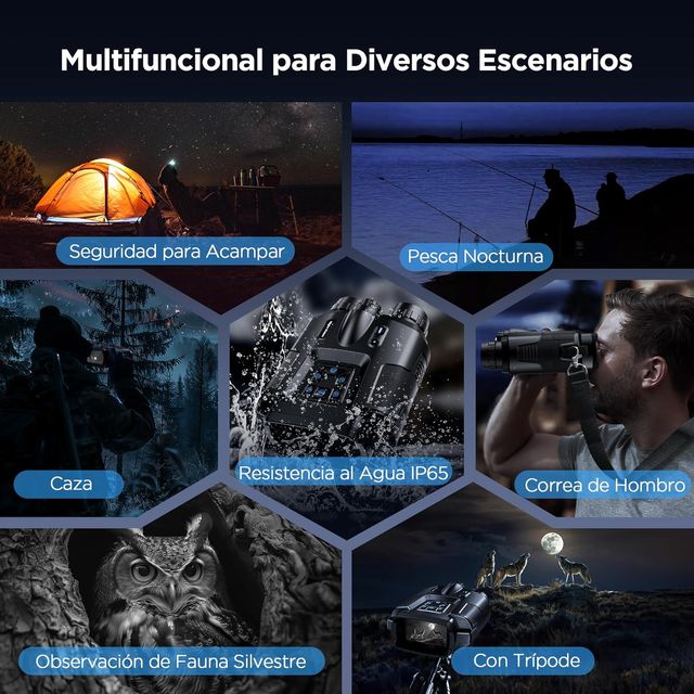 Visión Nocturna 4K Recargable