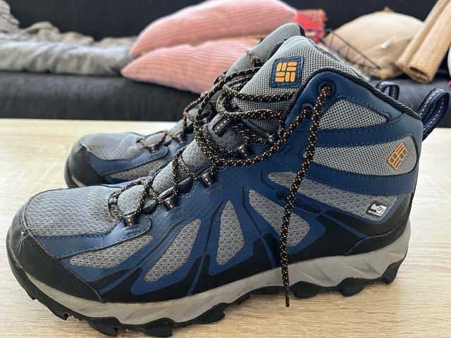 Botas de montaña Columbia hombre azul/gris.