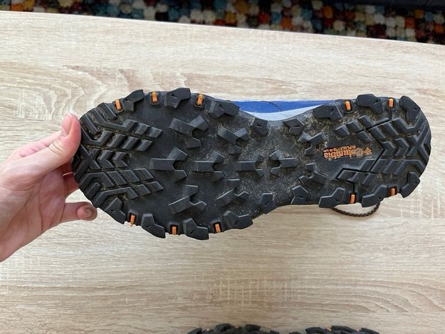 Botas de montaña Columbia hombre azul/gris.