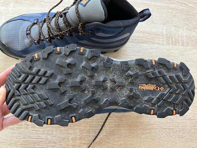 Botas de montaña Columbia hombre azul/gris.