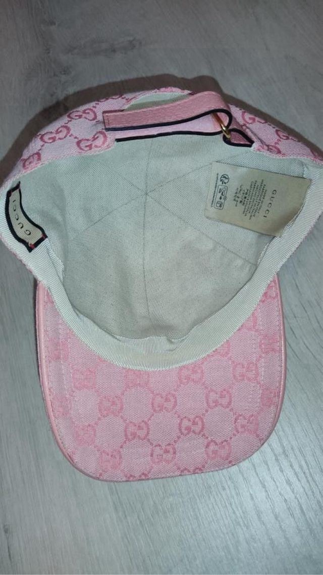 Gorra Gucci Rosa GG Original limitada