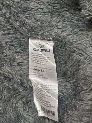 Giacca in pile Guru nera