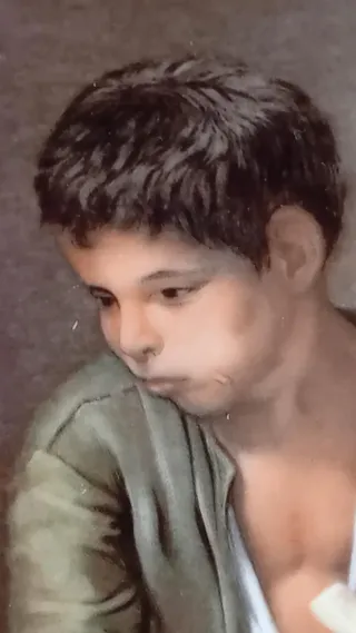 PLATO ANTIGUO LIMOGES PARED