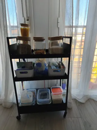 Carrito de Cocina Ikea Negro