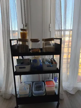 Carrito de Cocina Ikea Negro