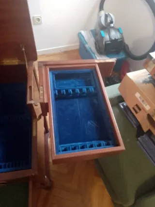 Mueble auxiliar madera antiguo