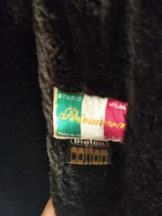 GABARDINA SENSACIONAL DE BORREGUITO ITALIANA