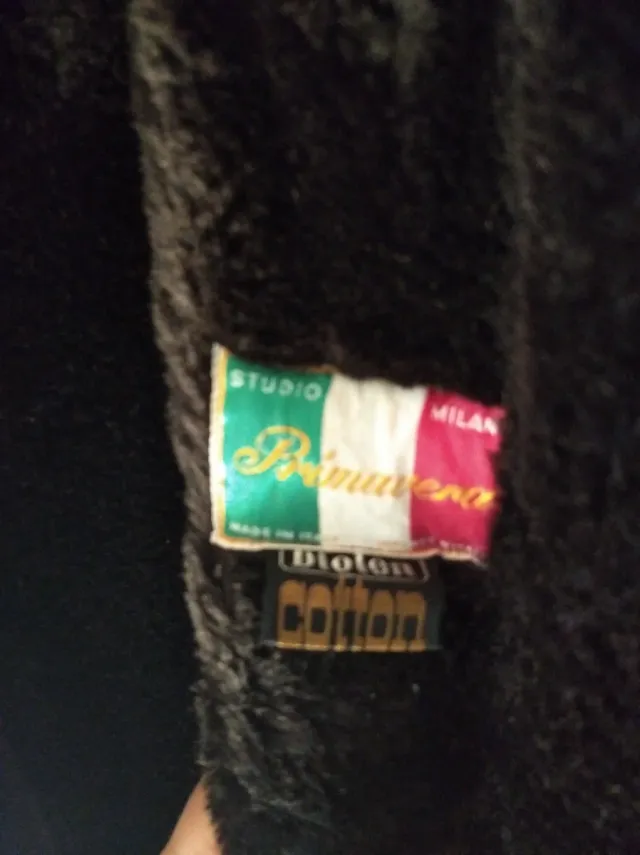 GABARDINA SENSACIONAL DE BORREGUITO ITALIANA