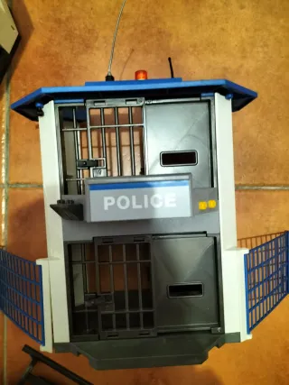 Comisaría Playmobil con Helicóptero