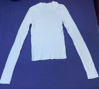 Pull&Bear Blusa Manga Larga Beige