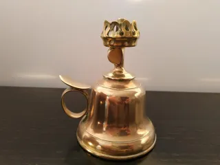 Quinqué de bronce vintage