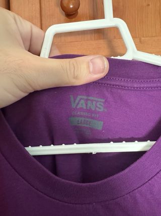 Camiseta Vans Morada Hombre