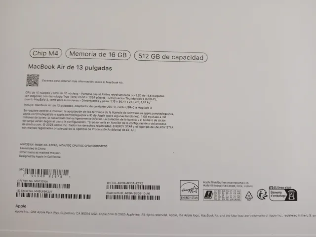 MacBook Air 13 Plata