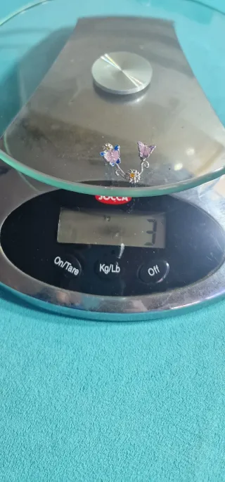 Colgante Plata 925 Mariposas en Flor