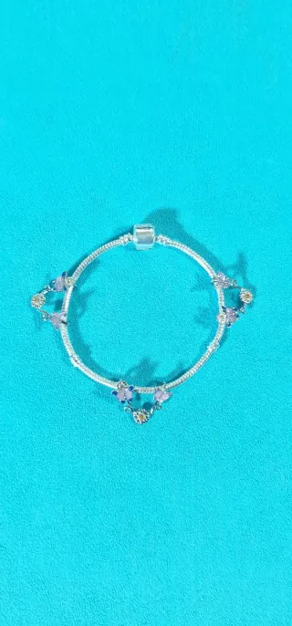 Colgante Plata 925 Mariposas en Flor