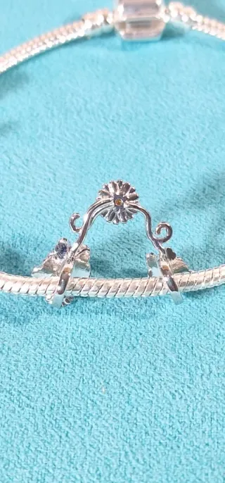 Colgante Plata 925 Mariposas en Flor