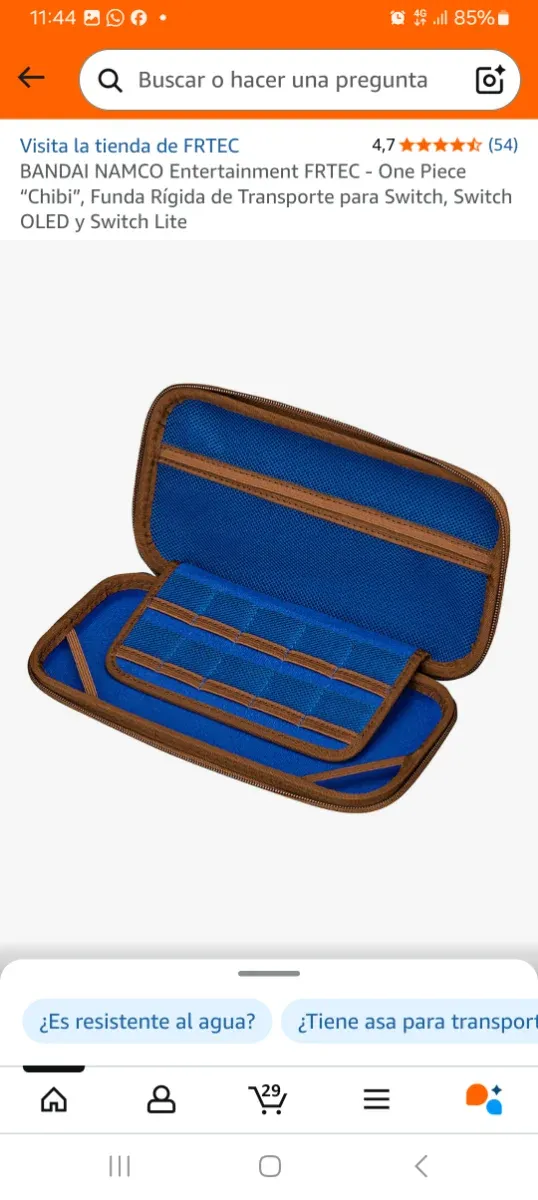 Funda Nintendo Switch One Piece Chibi