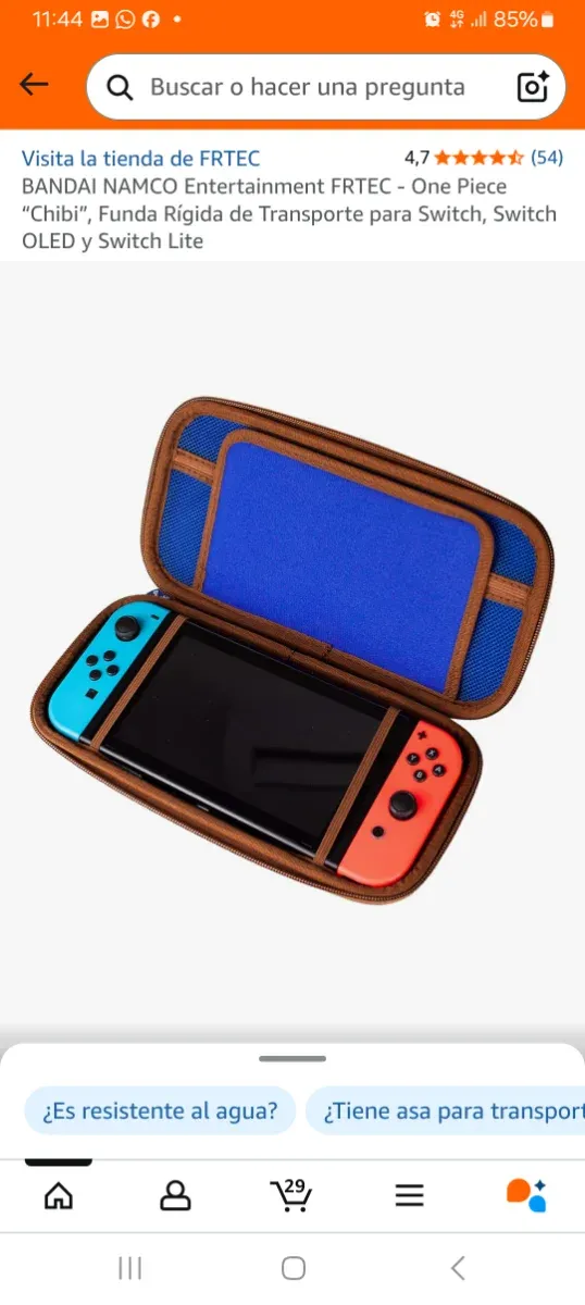 Funda Nintendo Switch One Piece Chibi