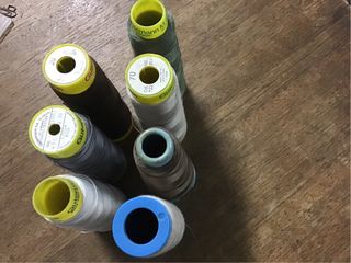 Lote 6 hilos Gütermann 100% Poliéster