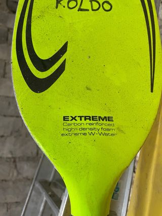 Piragua Invader Amarilla y pala extrem.