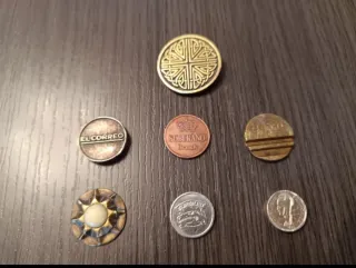 Lote Antiguos Token - Jetones - Fichas