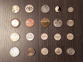 Lote 20 Antiguos Token - Jetones - Fichas
