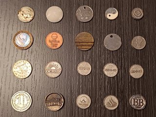 Lote 20 Antiguos Token - Jetones - Fichas