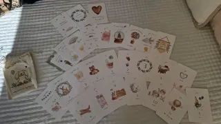 Tarjetas cumplemeses bebe