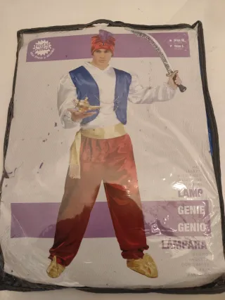 Disfraz Aladín (Genio) Talla L Fiestas Guirca