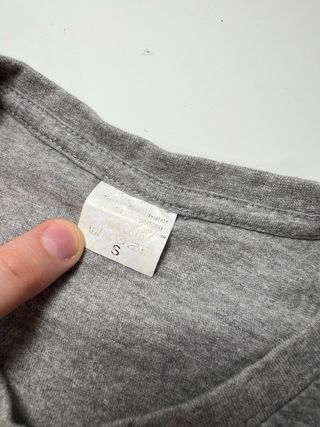 Camiseta gris hombre talla S