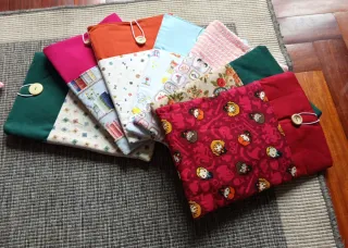 Funda artesanal para libro/e-book/libreta