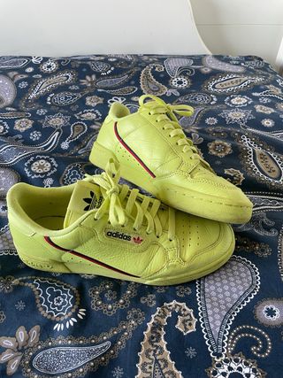 Adidas Continental 80 Verde y Rojo