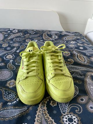 Adidas Continental 80 Verde y Rojo