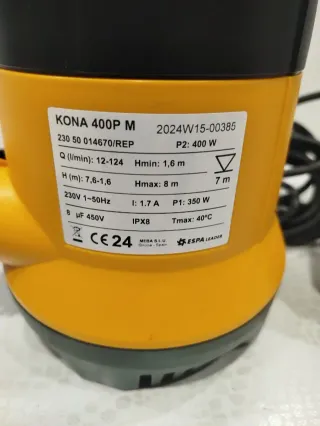 BOMBA ACHIQUE ESPA KONA 400P M