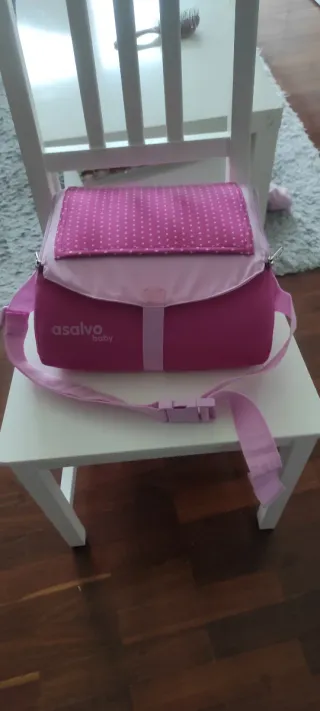 Trona de viaje rosa