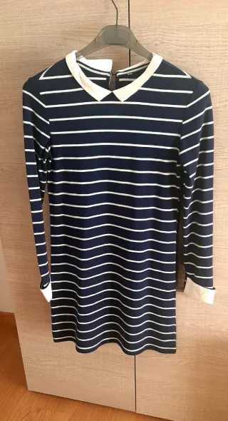 Vestido rayas azul y blanco