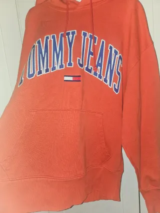 Felpa Tommy Jeans Arancione