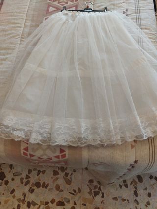 Cancán Comunión Blanco Talla Única Tienda comunión