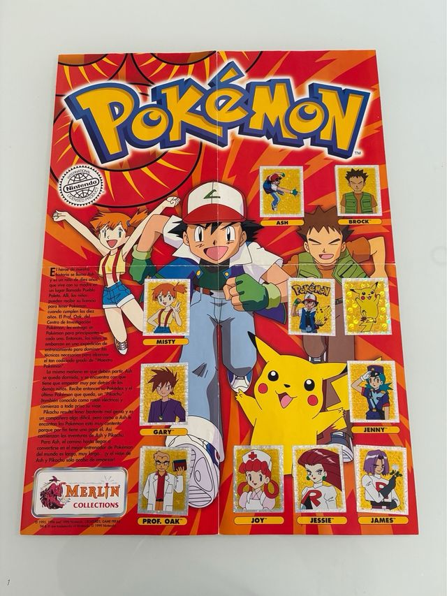 Álbum de Cromos Pokémon Sticker Album