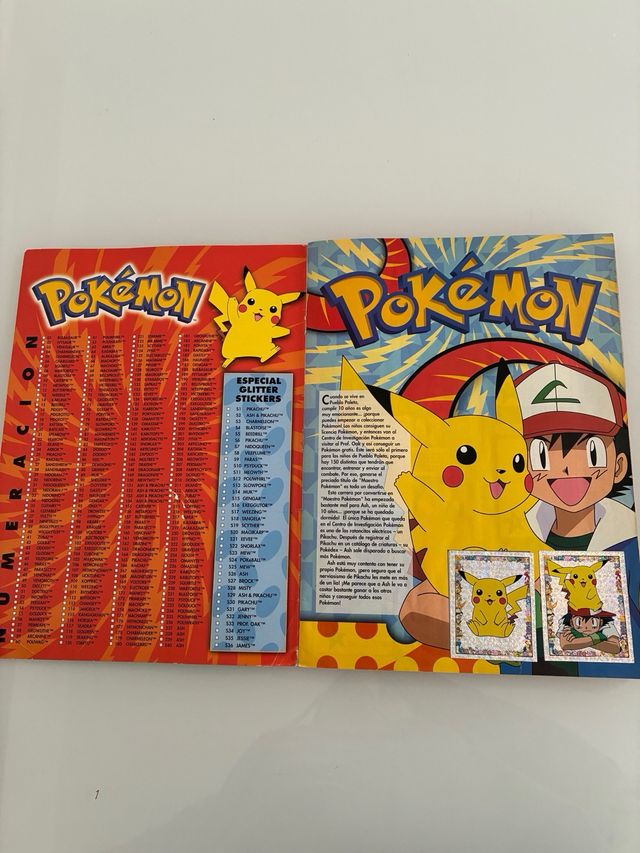 Álbum de Cromos Pokémon Sticker Album