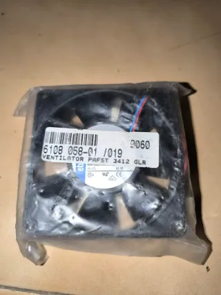 Ventilador EBM-PAPST3412 12V DC frigos Liebherr/ M