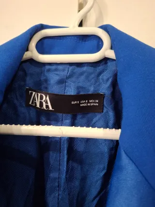 Traje fiesta smoking Zara azul